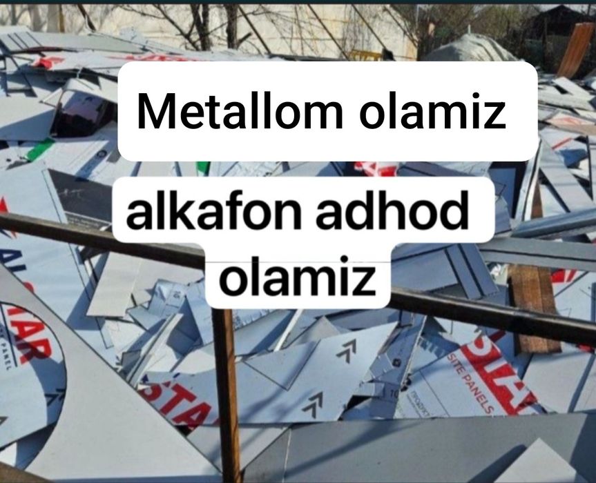 Metallom Olamiz 24/7 Pererabotka metalalom olib ketamiz