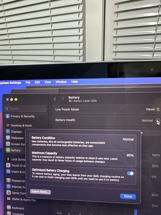 Macbook Air M1 8gb ram 256 gb ssd