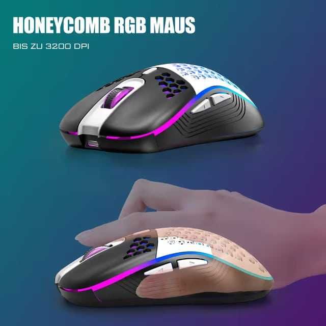 RedThunder Безжична игрална клавиатура и мишка TKL оформление