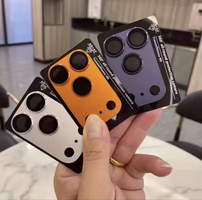 Защитна цветна плочка протектор за камера за iPhone 17 / Air / 17 Pro / 17 Pro Max