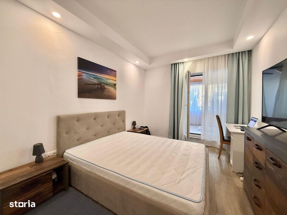 COSMOPOLIS - Apartament cu 2 camere tip studio, mobilat si utilat.
