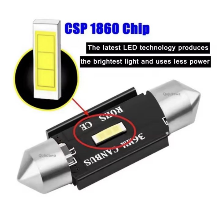 4 x C5W LED AUTO CSP 1860 Signal Lamp Canbus Bulb 36mm Festoon Light