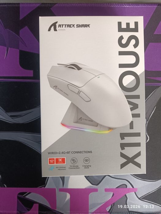 attack shark x11 white