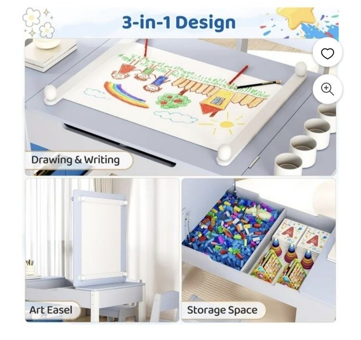 Монтесори детска масичка