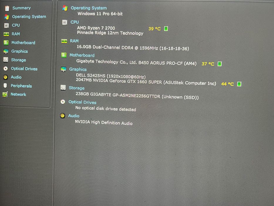 Pc-Gaming ryzen 7-2700 16gb-3200mhz 1660super DDR6