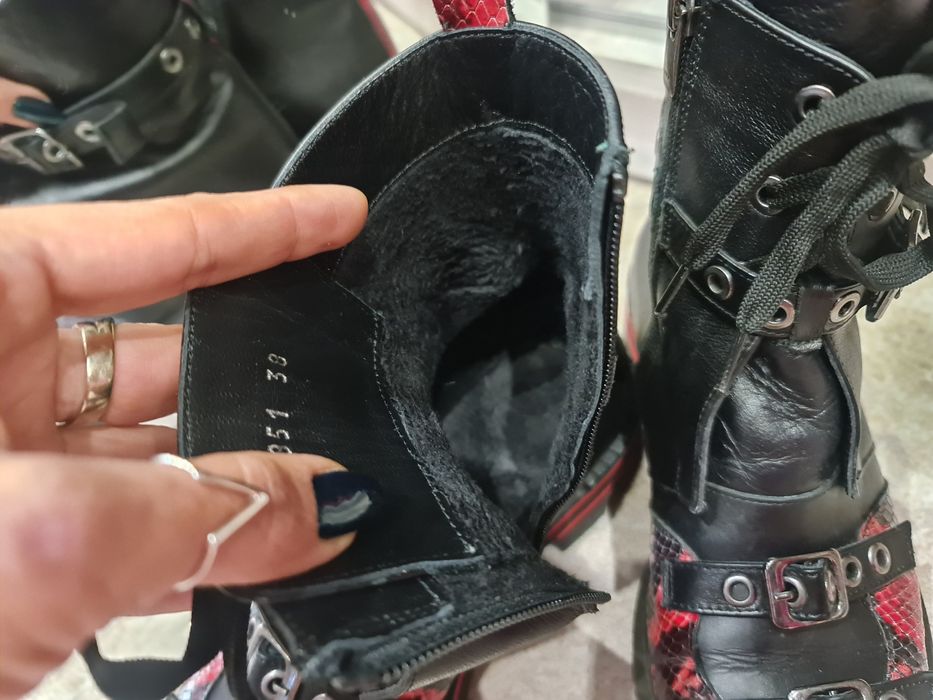 Дамски боти естествена кожа