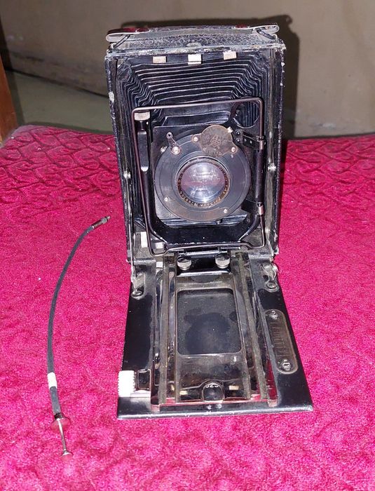 Фотоаппарат гармошка фотокор 1. Сделано в ссср.