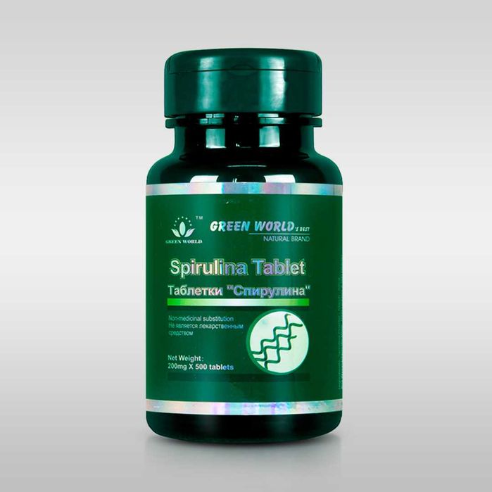 Spirulina Tablete 500bucati Control Greutate Intestin Sanatos Curatare