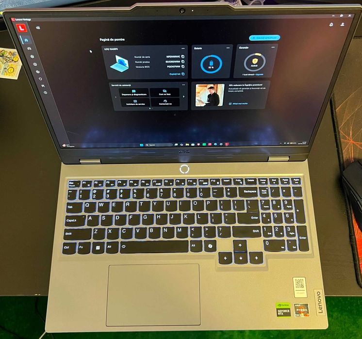 Lenovo LOQ 15 baterie 100%