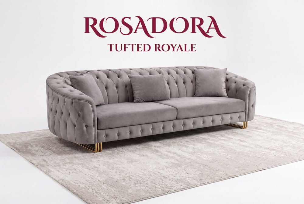 TUFTED ROYALE - Canapea cu 3 Locuri