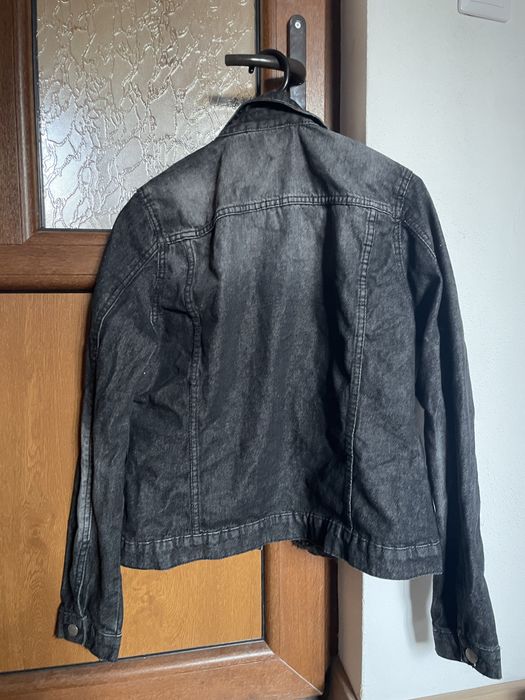 Geacă de Blugi Neagră / Gri prespălat (Acid Wash) Janina