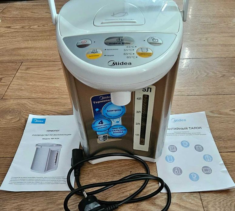 Термопот Midea MP-8104 серебристый