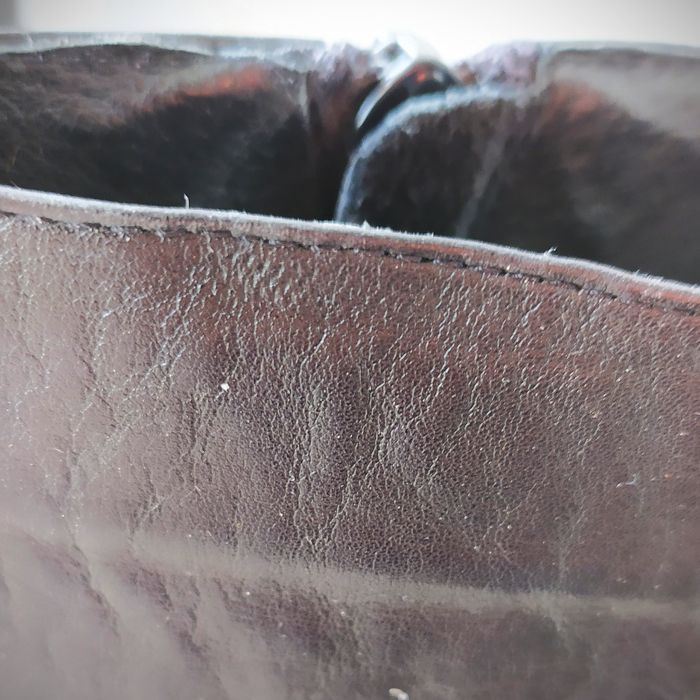 Сапоги женские, кожа