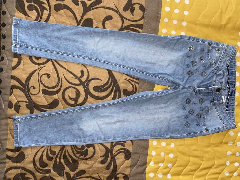 Рокли, дънки, къси панталони, анцунг размер 134-140 см ; 8-10 г.