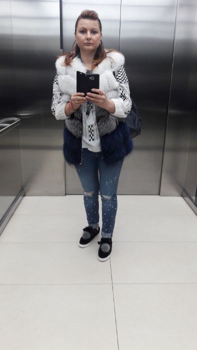 vesta de blana naturala