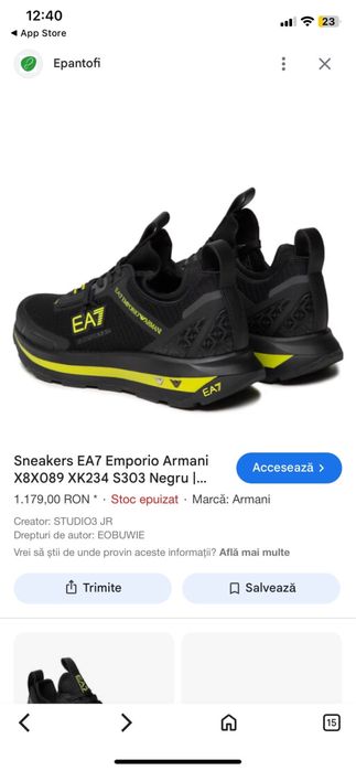 Vand adidasii EA7