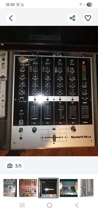 Mixer Sirus dxp20/Roland sp404/Numark m6usb/Mackie profx8/Pronomic Djm