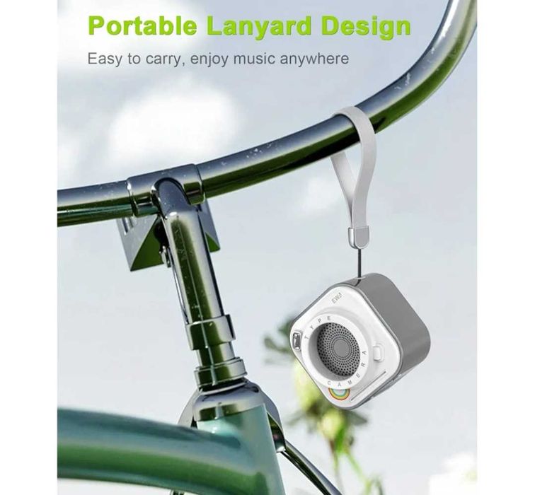 EWA Мини безжичен Bluetooth високоговорител с кабел