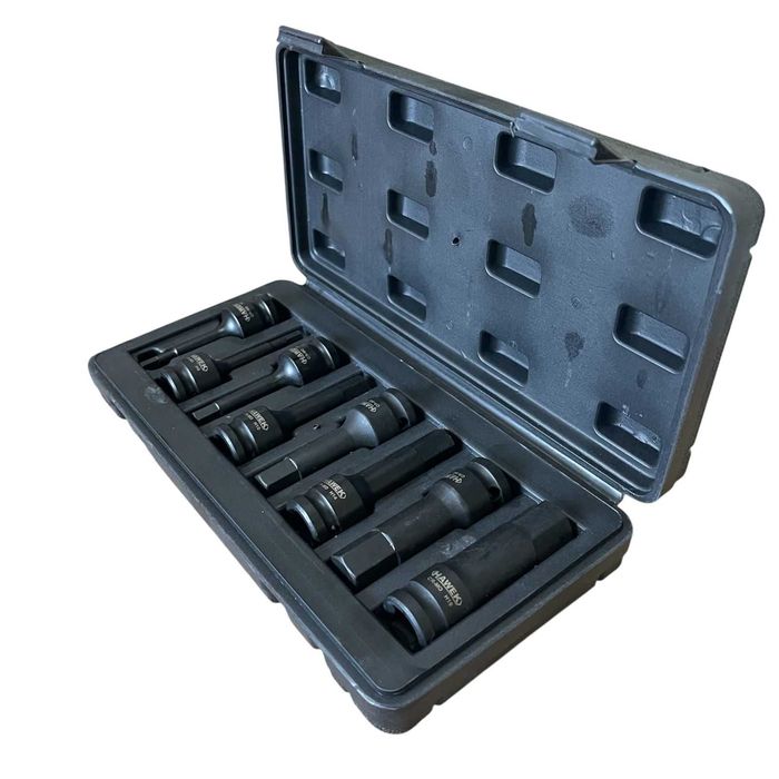 Комплект ударни битове 1/2 – шестограм 8 части HAWEK