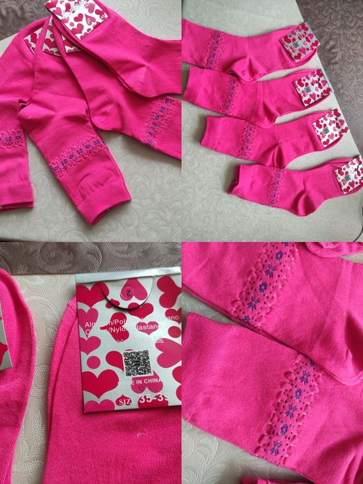 Различни видове дамски чорапи