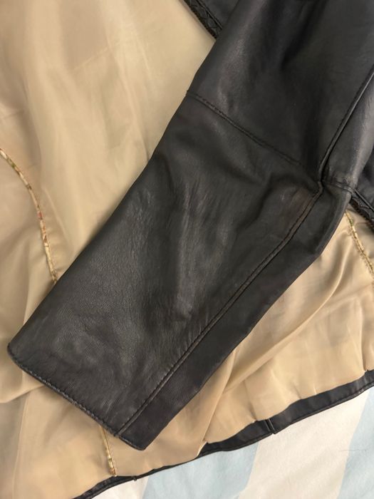 Кожено яке черно USA естествена кожа