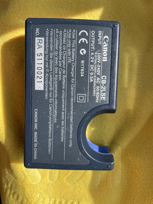 Зарядка на canon