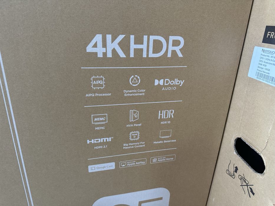 Телевизор TCL 65V6C 4K HDR 2025 новый модель Доставка Бесплатно