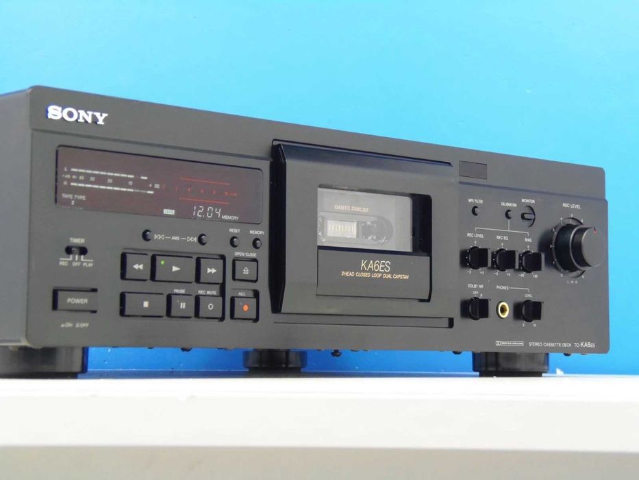 Sony TC-KA6ES Black High-End Stereo Cassette Deck