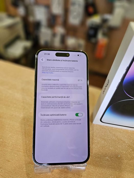 Iphone 14 Pro Max - Factura, Garantie -  128GB /6GB RAM - Mov - Rate - 10/10