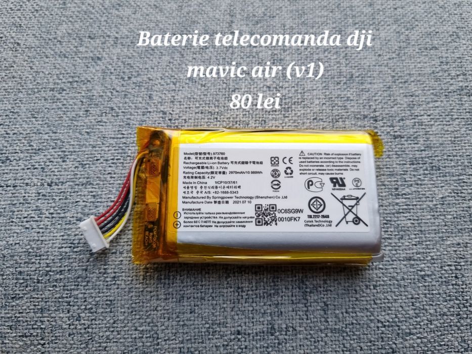 Baterie/Acumulator telecomanda DJI Mavic Air