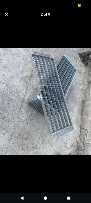 Vând  gretare zincate. Sau trepte zincate