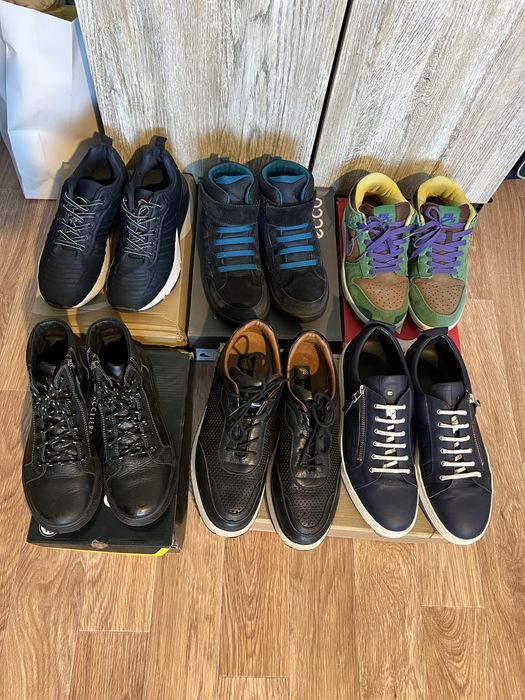 Мужская обувь кожа ecco