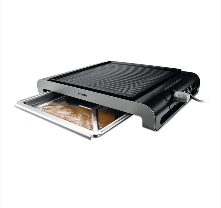 Sigilat - Gratar electric Philips HD4417, 2000 W, 30 x 30 cm