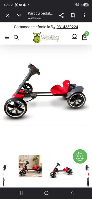 Se vinde kart electric
