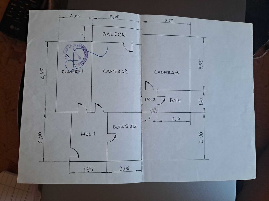 Apartament 3 camere - Banca Nationala, Bacau