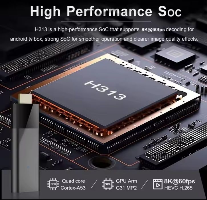 TV Stick Android 14 4+64