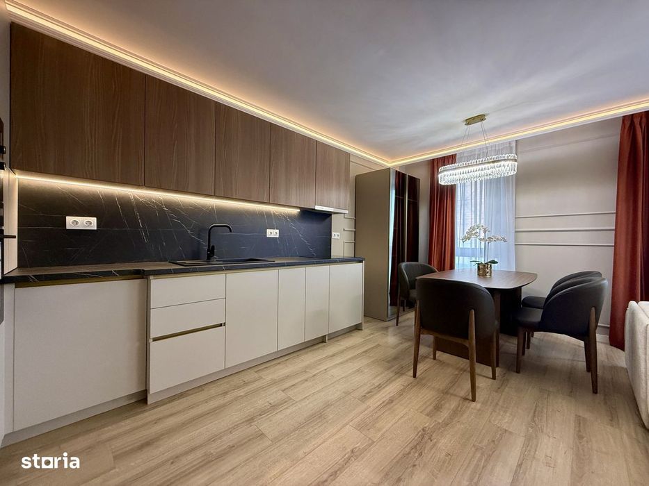 Vand apartament cu 2 camere la Maurer, Mobilat Modern, Parcare Inclusa