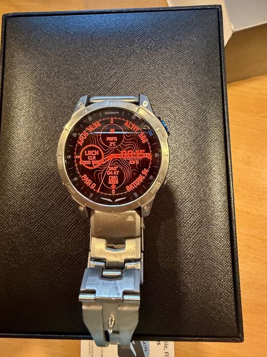 Ceas Garmin D2 Mach 1 Aviator titaniu