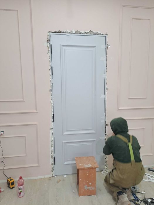 Установка  дверей