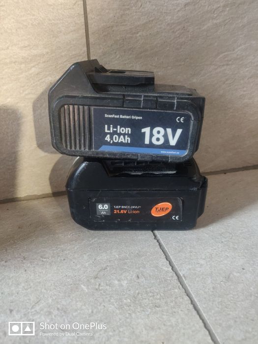 Acumulatori Tjep 18v 4ah / 21.6v 6ah