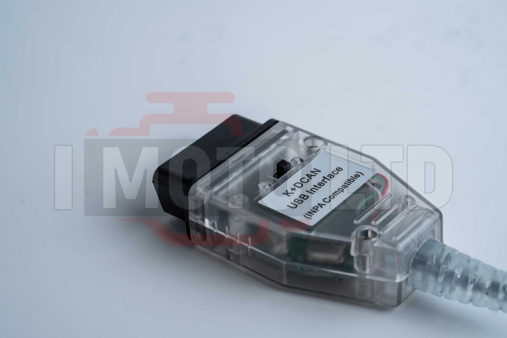 Интерфейс USB K+DCAN за автодиагностика на BMW съвместим с INPA / ISTA