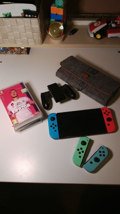Nintendo switch oled +Mario kart количка