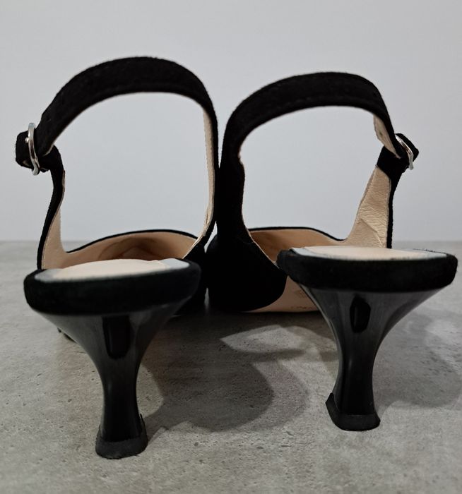 Pantofi decupați piele