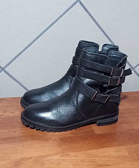 Botine Pull&Bear piele naturală – mărimea 37