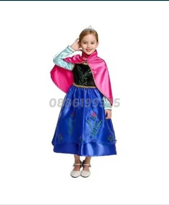 Детска рокля на Елза и Анна Замръзналото Кралство Frozen