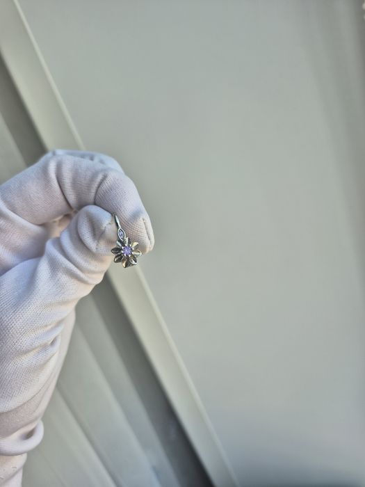 Серебро серьги и кольцо 925.