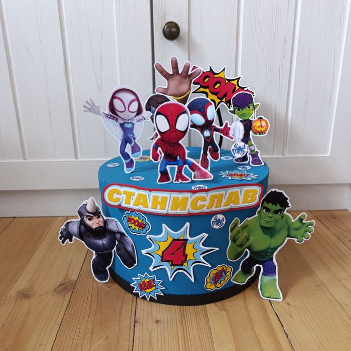 Картонена торта за детска градина