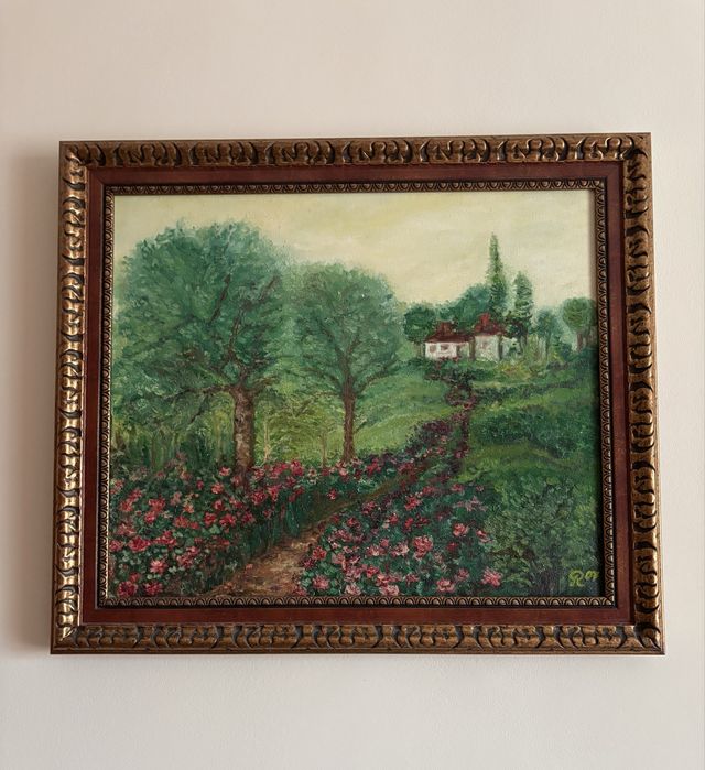 Картина, маслени бои върху платно