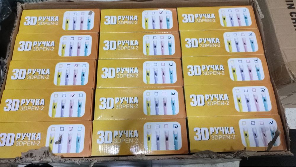 3 Д ручки разного цвета для детей