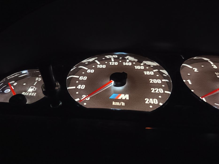 М циферблати за BMW E46 + бяла подсветка | Преработка на табла